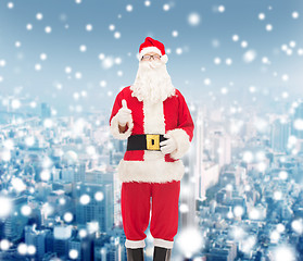 Image showing man in costume of santa claus