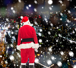 Image showing man in costume of santa claus