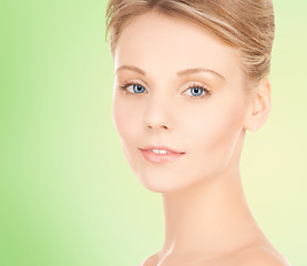 Image showing beautiful young woman face