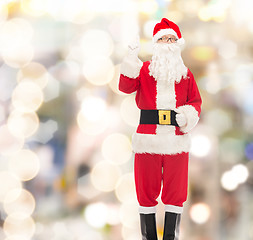 Image showing man in costume of santa claus