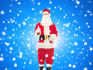 Image showing man in costume of santa claus