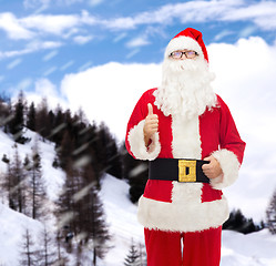 Image showing man in costume of santa claus