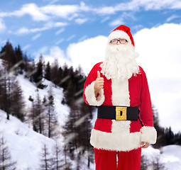 Image showing man in costume of santa claus