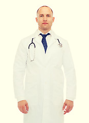 Image showing male doctor with stethoscope