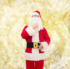 Image showing man in costume of santa claus