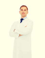 Image showing male doctor in white coat