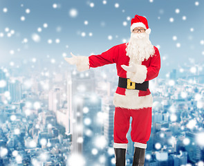 Image showing man in costume of santa claus