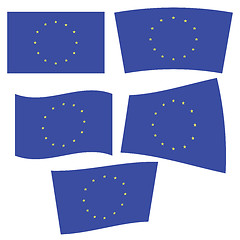 Image showing flag of Europe