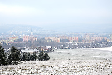 Image showing Town in winter