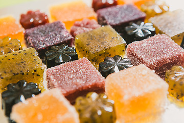 Image showing candied fruit jelly