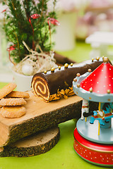 Image showing Traditional Christmas cake