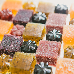 Image showing candied fruit jelly