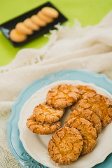 Image showing Oatmeal Cookies with Warm Fall Colors