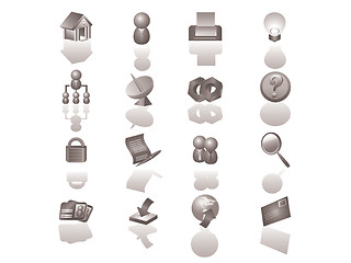 Image showing Web icon set