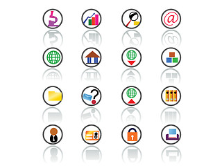 Image showing Web icon set