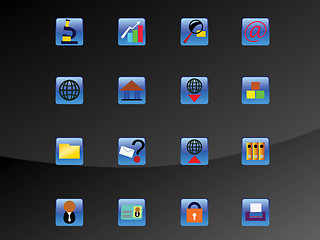 Image showing web icon set