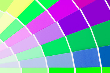 Image showing Vector colour card