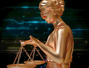 Image showing Lady of justice