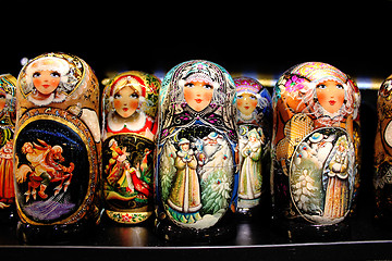 Image showing Russian wooden dolls.