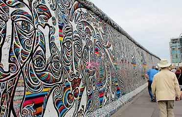 Image showing Berlin wall with gravity.