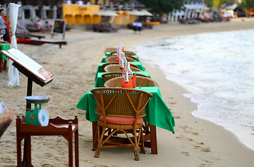 Image showing Restaurant by the sea