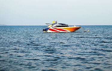 Image showing The boat in the sea