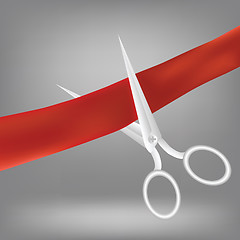 Image showing red ribbon