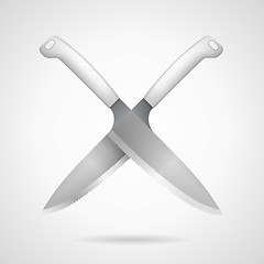 Image showing Vector icon for knives