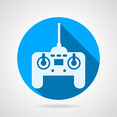 Image showing Radio remote controller flat vector icon