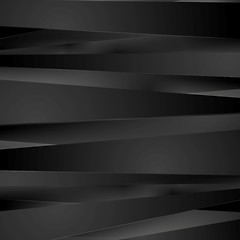 Image showing Black stripes vector background