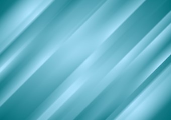 Image showing Blue abstract stripes vector background