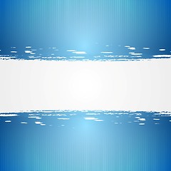 Image showing Blue and white grunge corporate background