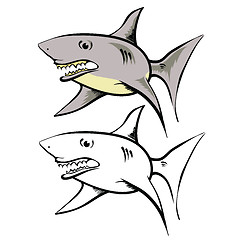 Image showing cartoon shark