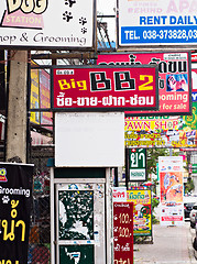 Image showing Shop Signs in Pattaya, Thailand