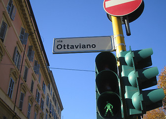 Image showing Via Ottaviano, Rome, Italy
