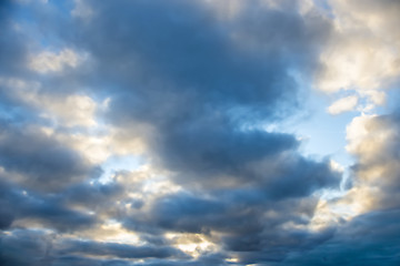 Image showing sky with dark clouds