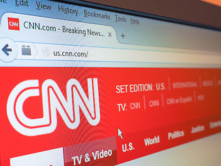 Image showing CNN Home Page