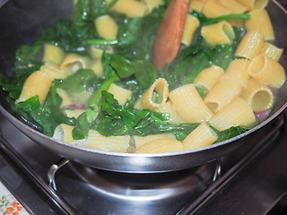 Image showing Paccheri rigati pasta