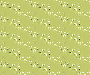 Image showing Vector seamless background. Lace on a green background