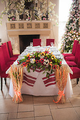 Image showing Ukrainian decorated table