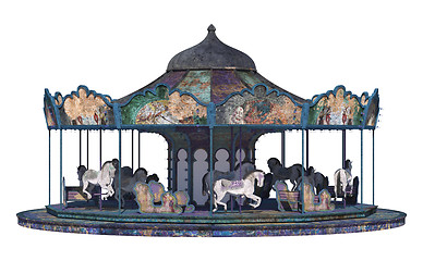 Image showing Vintage Carousel