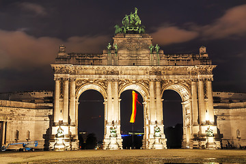 Image showing Triumphal Arch in Brussels 