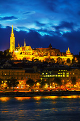 Image showing Old Budapest with Matthias church