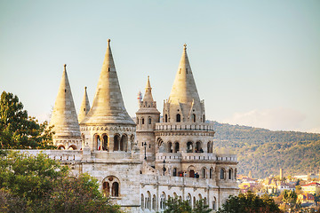 Image showing Fisherman bastion in Budapest, Hungary