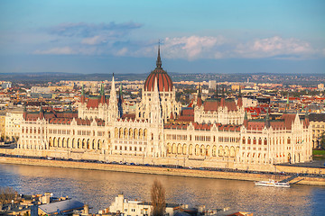 Image showing Parliament building in Budapest, Hungary