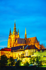 Image showing Old Prague cityscape overview