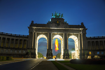 Image showing Triumphal Arch in Brussels