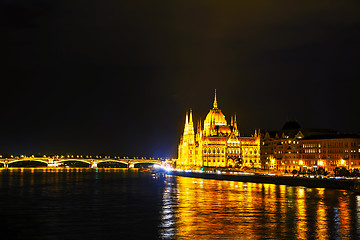 Image showing Parliament building in Budapest, Hungary