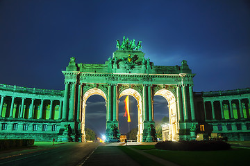 Image showing Triumphal Arch in Brussels