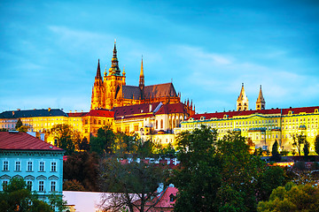 Image showing The Prague castle close up